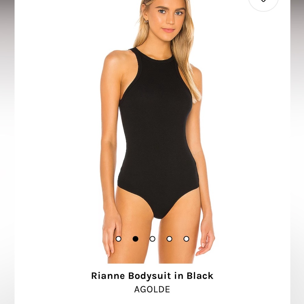 AGOLDE Rianne Bodysuit in Black